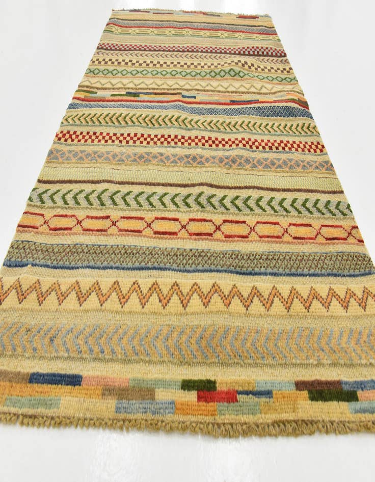 Detail image of  2' 9 x 3' 11  Hand Knotted Modern Ziegler Rug