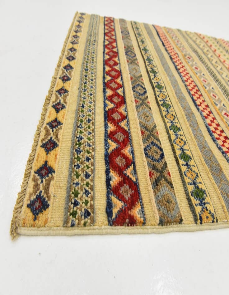 Detail image of  2' 7 x 4' 1  Hand Knotted Modern Ziegler Rug