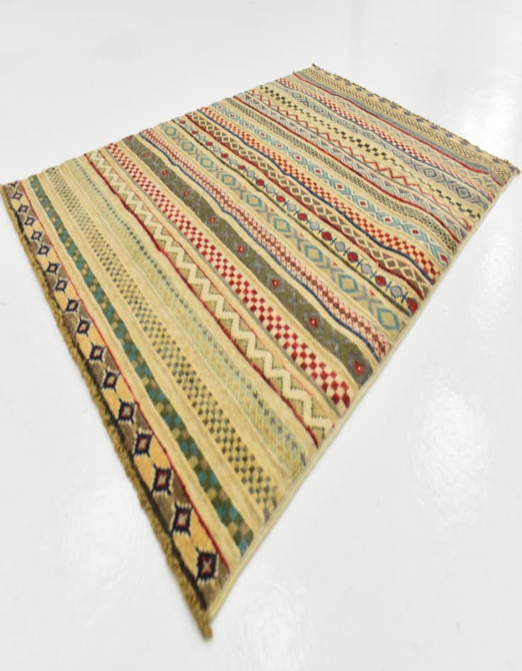 Detail image of  2' 9 x 4'  Hand Knotted Modern Ziegler Rug