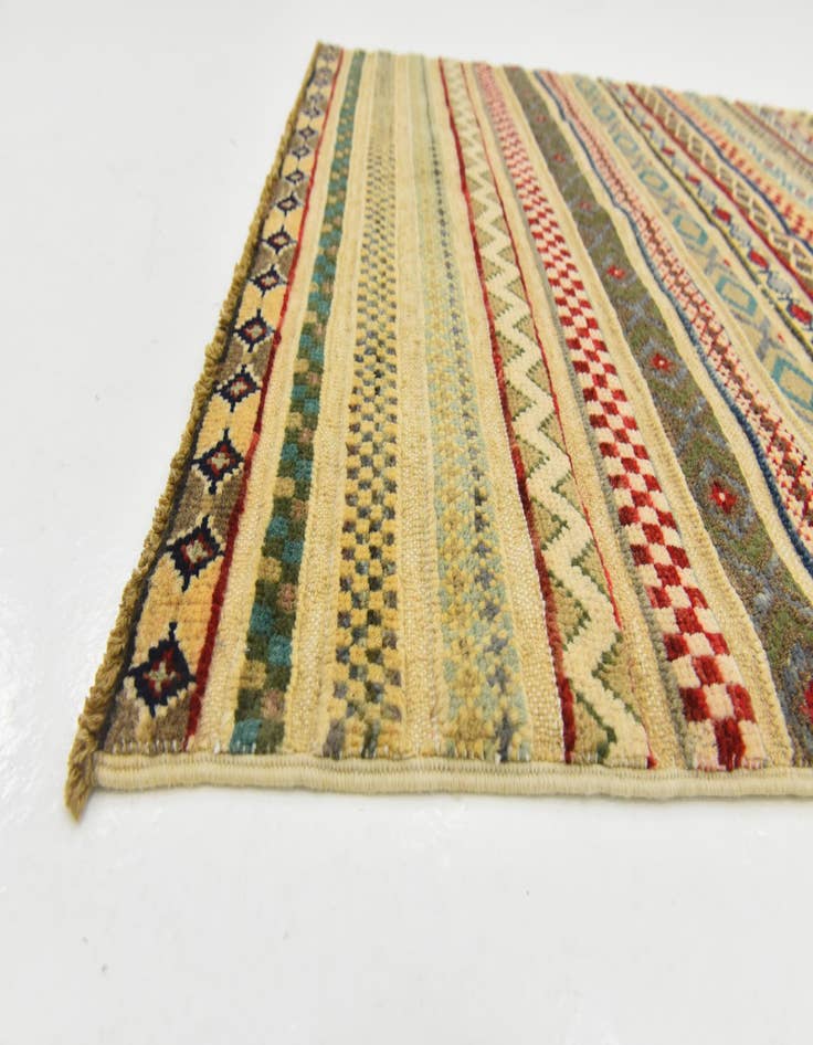 Detail image of  2' 9 x 4'  Hand Knotted Modern Ziegler Rug