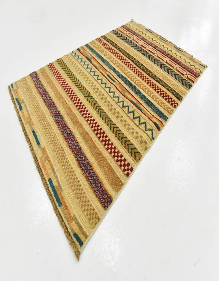 Detail image of  2' 7 x 4' 1  Hand Knotted Modern Ziegler Rug