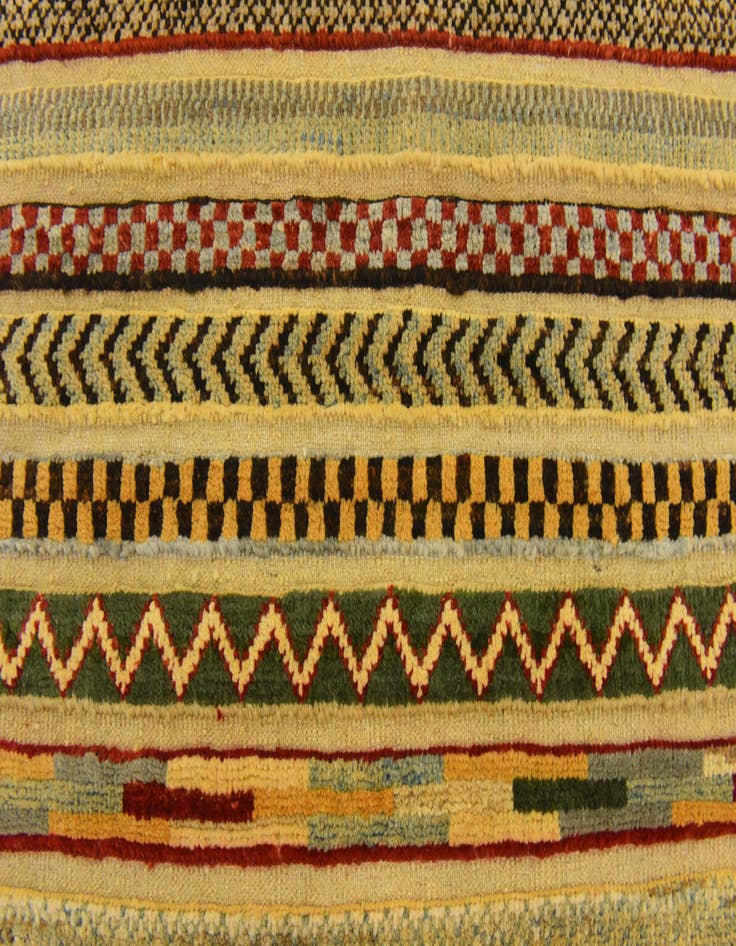 Detail image of  2' 9 x 4'  Hand Knotted Modern Ziegler Rug