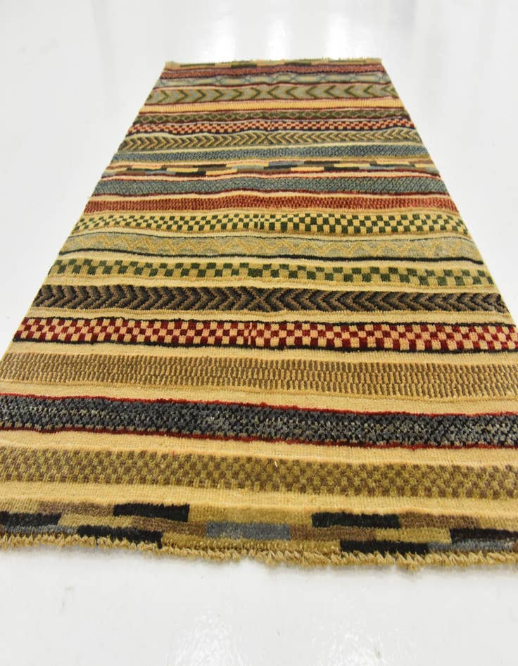 Detail image of  2' 9 x 3' 9  Hand Knotted Modern Ziegler Rug