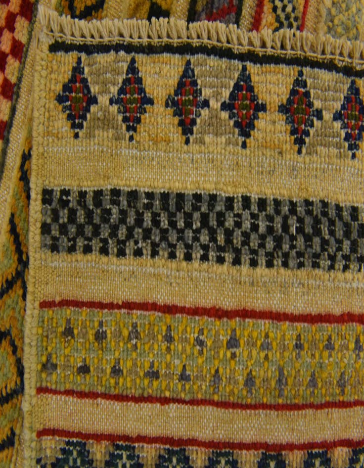 Detail image of  2' 11 x 3' 11  Hand Knotted Modern Ziegler Rug