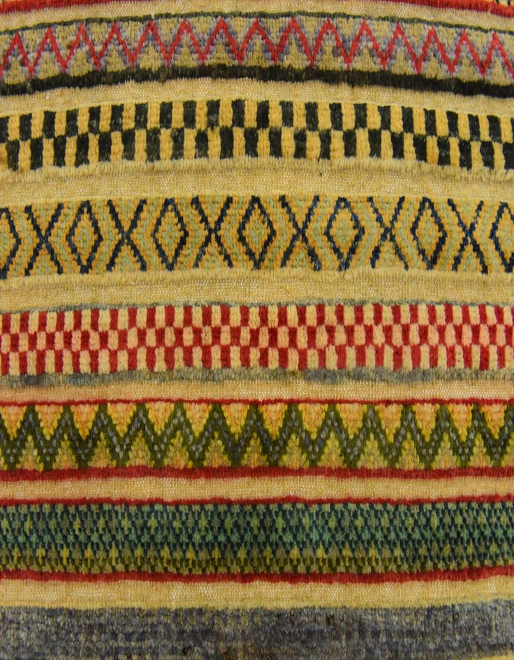 Detail image of  2' 11 x 3' 11  Hand Knotted Modern Ziegler Rug