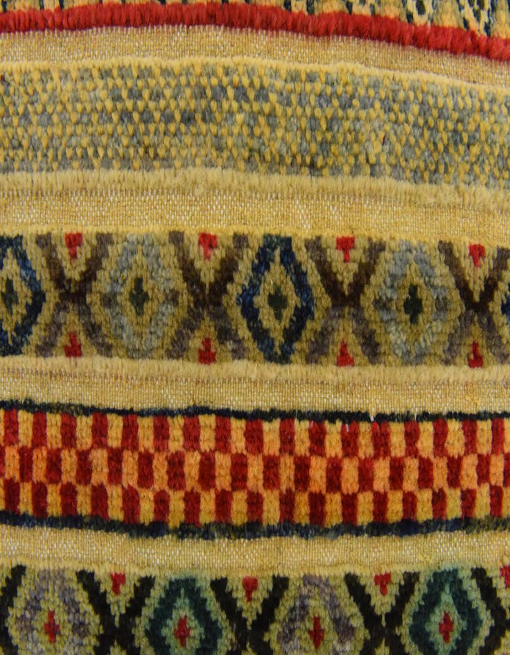 Detail image of  2' 11 x 3' 11  Hand Knotted Modern Ziegler Rug