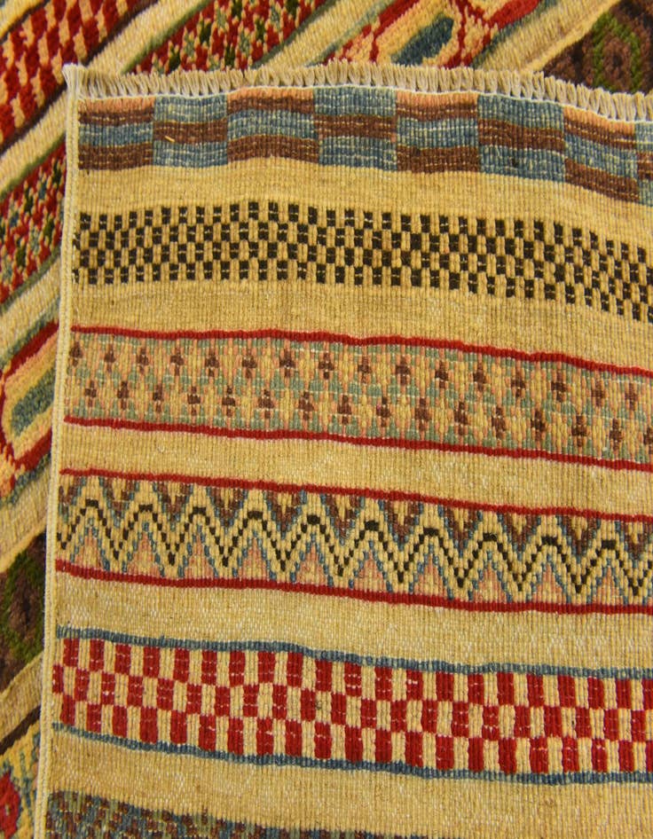 Detail image of  3' x 3' 11  Hand Knotted Modern Ziegler Rug