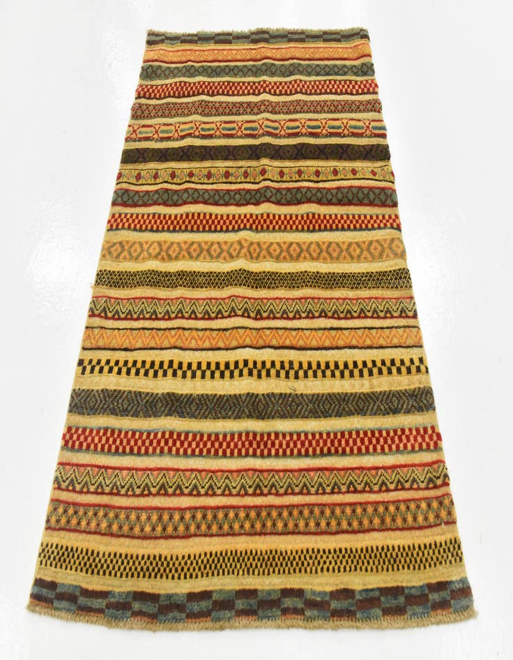 Detail image of  3' x 3' 11  Hand Knotted Modern Ziegler Rug