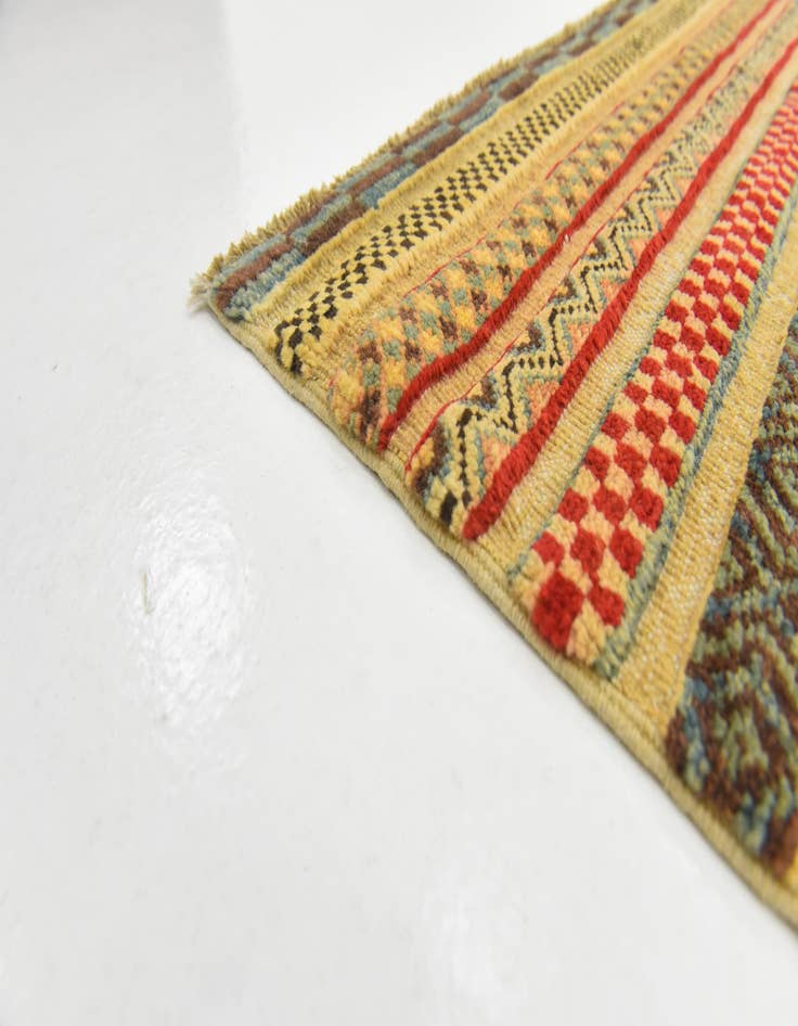 Detail image of  3' x 3' 11  Hand Knotted Modern Ziegler Rug