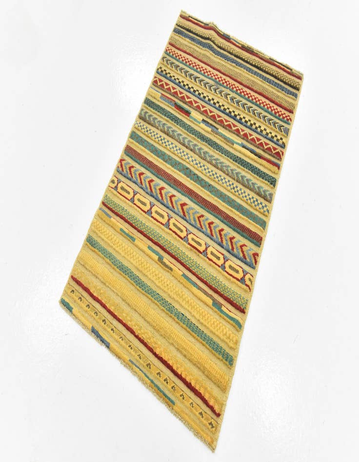 Detail image of  2' 7 x 3' 11  Hand Knotted Modern Ziegler Rug