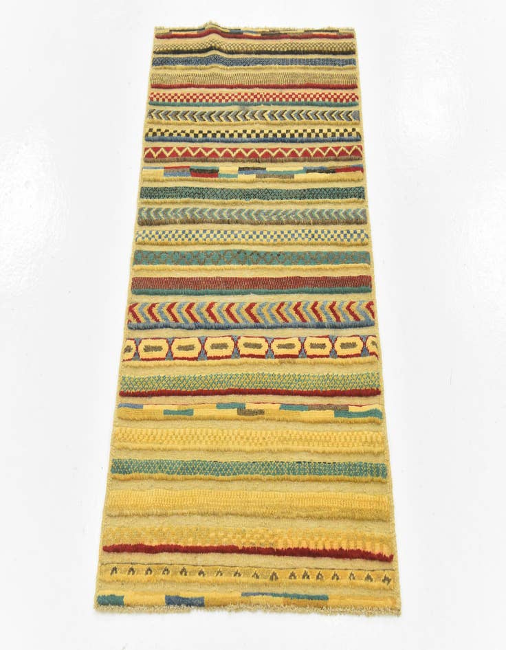 Detail image of  2' 7 x 3' 11  Hand Knotted Modern Ziegler Rug