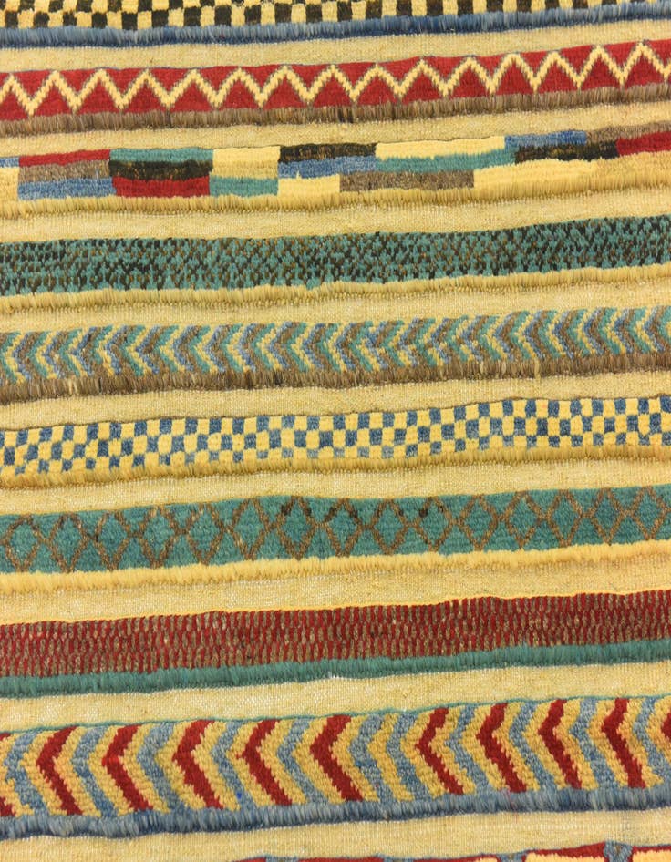 Detail image of  2' 7 x 3' 11  Hand Knotted Modern Ziegler Rug