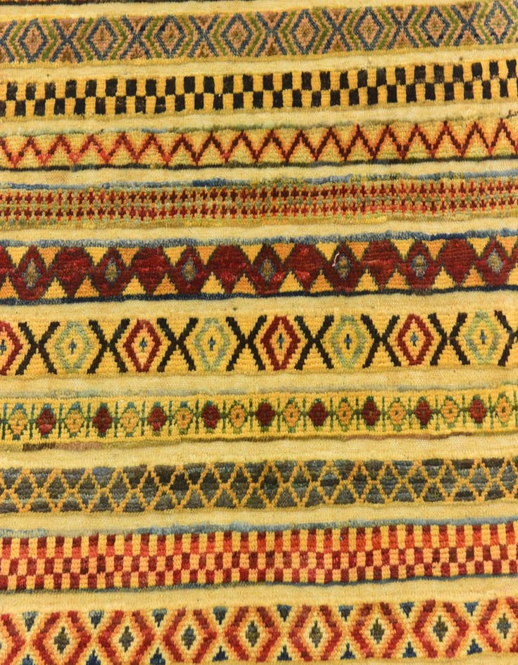 Detail image of  2' 10 x 4' 1  Hand Knotted Modern Ziegler Rug