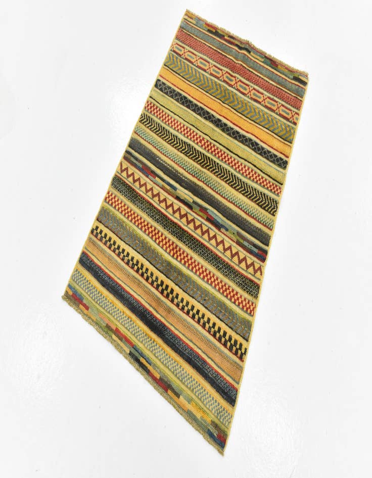 Detail image of  2' 7 x 3' 11  Hand Knotted Modern Ziegler Rug