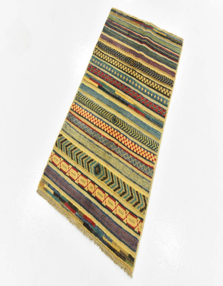 Detail image of  2' 7 x 4' 3  Hand Knotted Modern Ziegler Rug