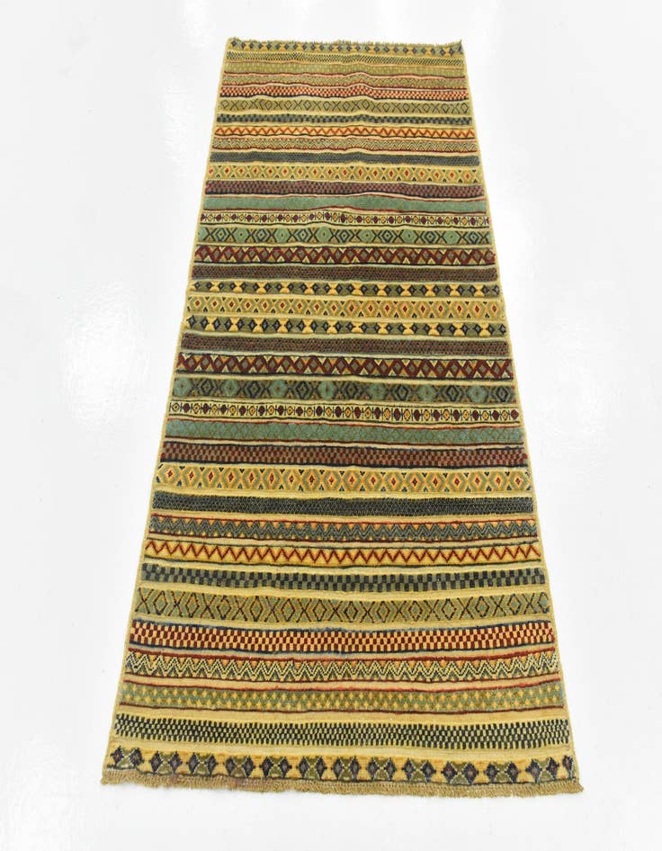 Detail image of  3' 9 x 6' 1  Hand Knotted Modern Ziegler Rug