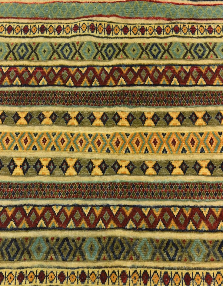 Detail image of  3' 9 x 6' 1  Hand Knotted Modern Ziegler Rug