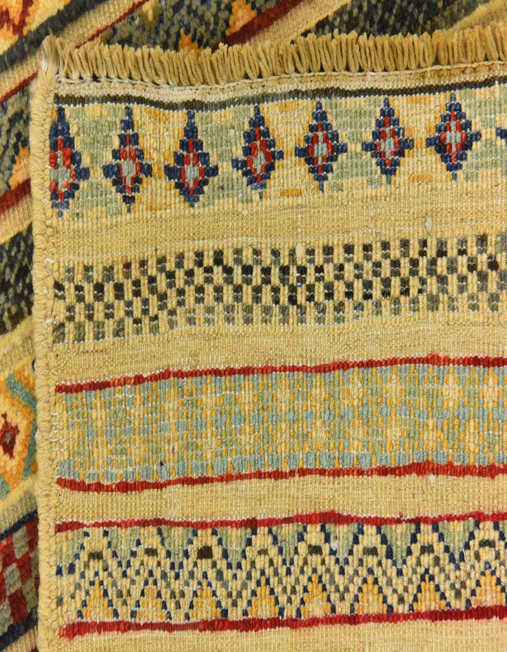 Detail image of  3' 9 x 6' 1  Hand Knotted Modern Ziegler Rug