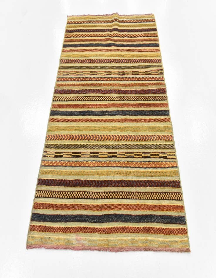 Detail image of  4' x 5' 9  Hand Knotted Modern Ziegler Rug