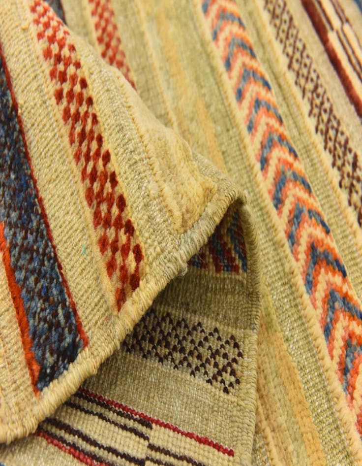 Detail image of  4' x 5' 9  Hand Knotted Modern Ziegler Rug