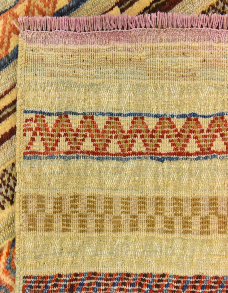 Detail image of  4' x 5' 9  Hand Knotted Modern Ziegler Rug