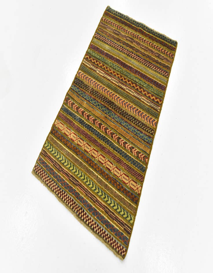 Detail image of  2' 8 x 4' 2  Hand Knotted Modern Ziegler Rug