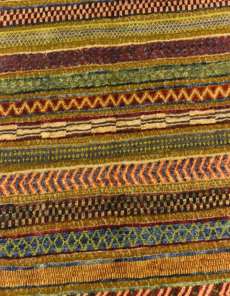 Detail image of  2' 8 x 4' 2  Hand Knotted Modern Ziegler Rug