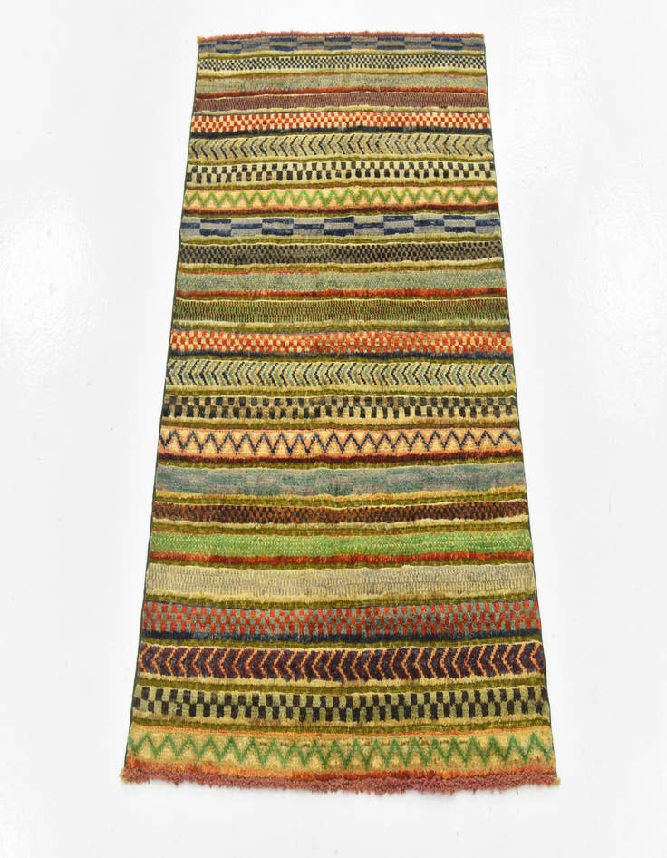 Detail image of  2' 9 x 3' 10  Hand Knotted Modern Ziegler Rug