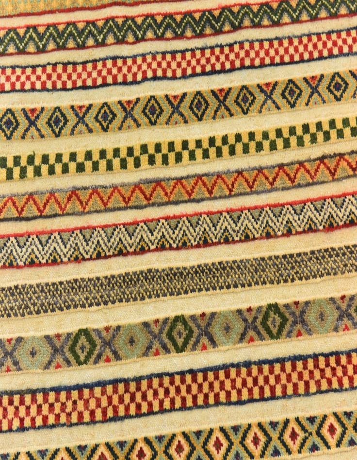 Detail image of  2' 9 x 4'  Hand Knotted Modern Ziegler Rug