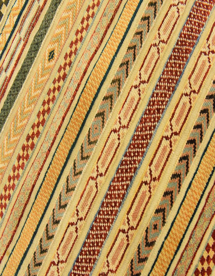 Detail image of  3' 11 x 6' 11  Hand Knotted Modern Ziegler Rug