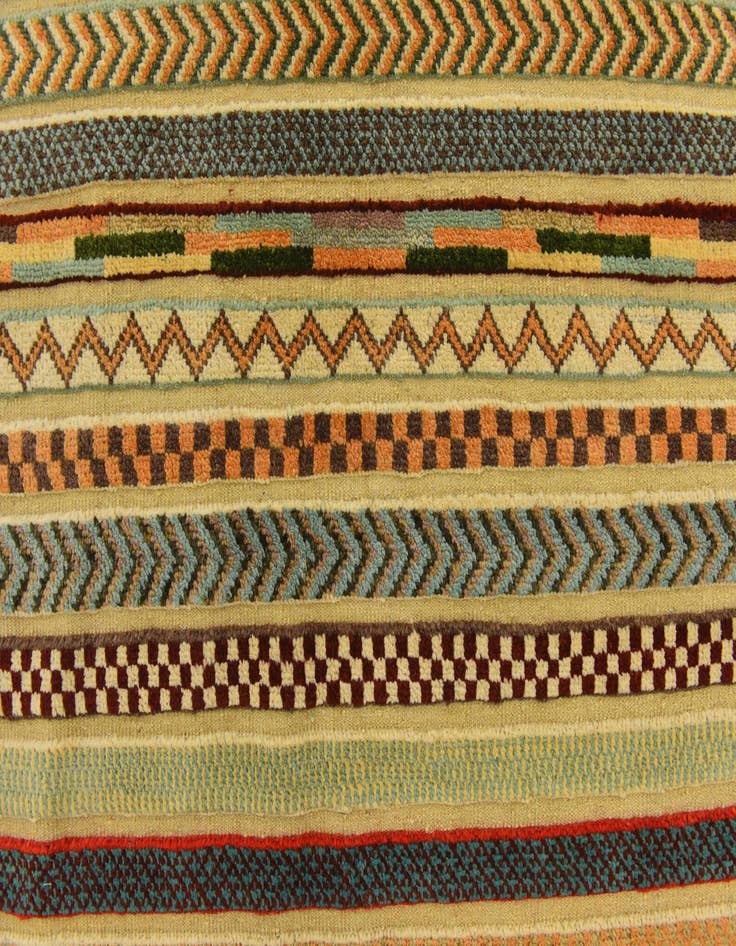 Detail image of  3' 11 x 5' 10  Hand Knotted Modern Ziegler Rug