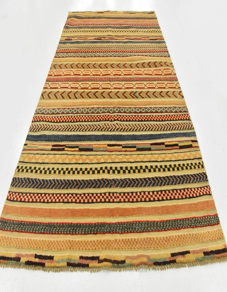 Detail image of  3' 9 x 5' 10  Hand Knotted Modern Ziegler Rug