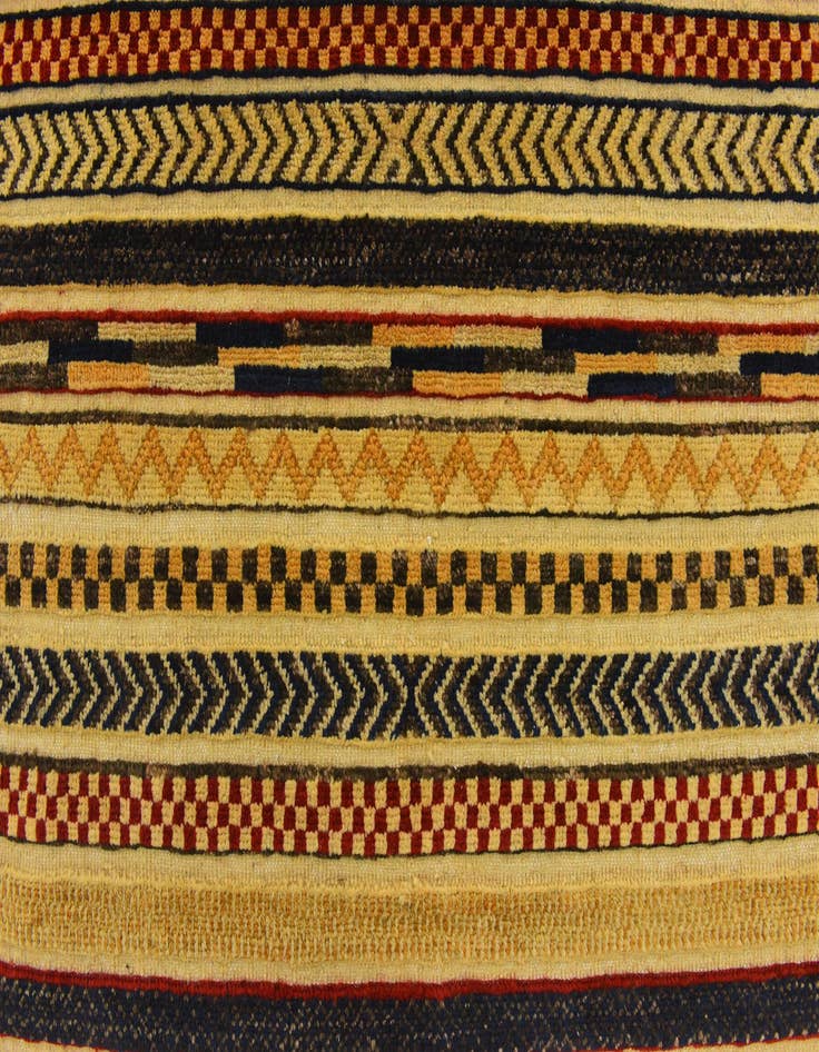 Detail image of  4' x 6'  Hand Knotted Modern Ziegler Rug