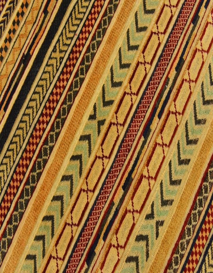 Detail image of  4' x 6'  Hand Knotted Modern Ziegler Rug