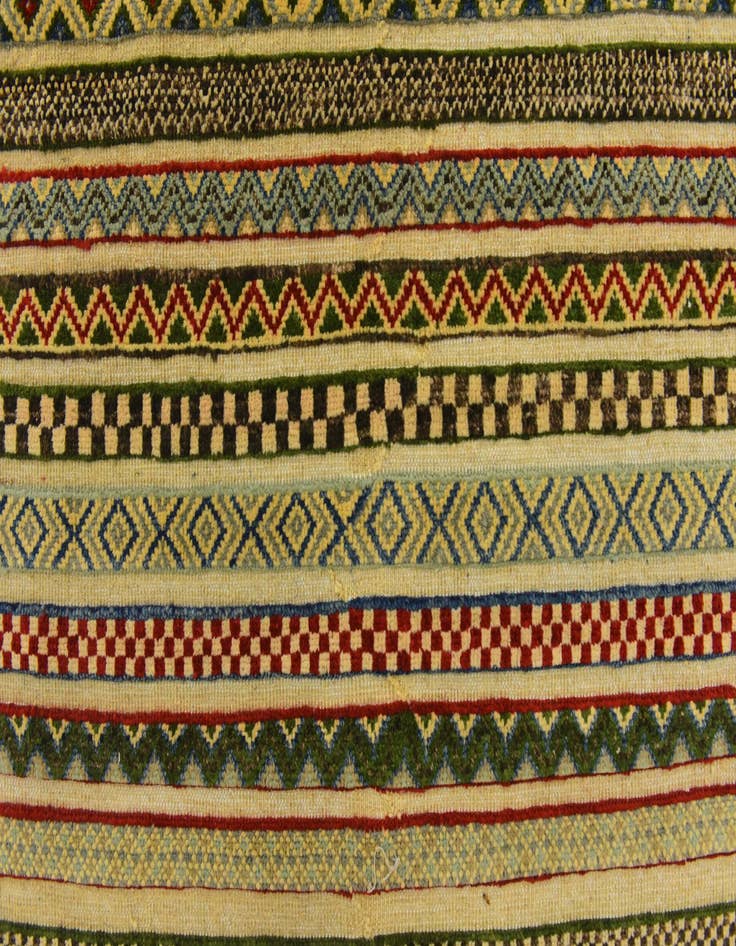 Detail image of  3' 7 x 5' 11  Hand Knotted Modern Ziegler Rug