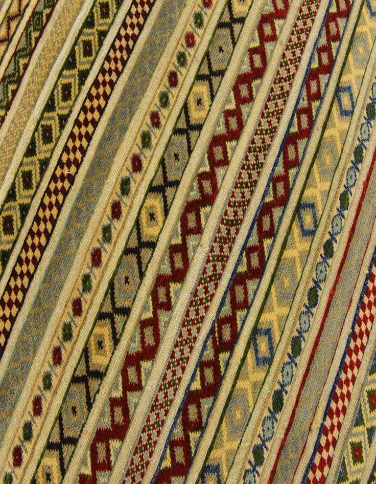 Detail image of  3' 7 x 5' 11  Hand Knotted Modern Ziegler Rug