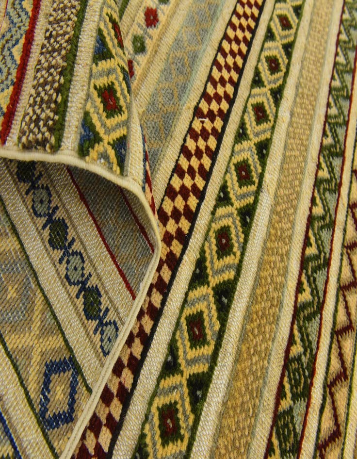 Detail image of  3' 7 x 5' 11  Hand Knotted Modern Ziegler Rug