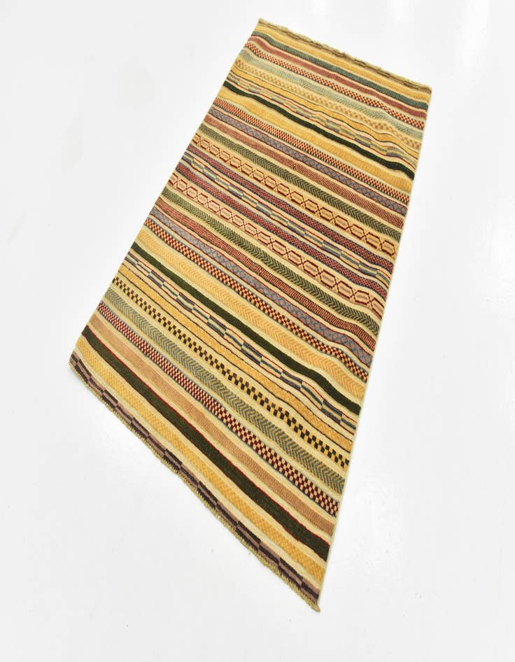 Detail image of  3' 11 x 5' 11  Hand Knotted Modern Ziegler Rug