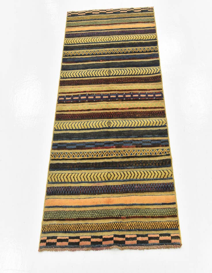 Detail image of  3' 3 x 4' 10  Hand Knotted Modern Ziegler Rug