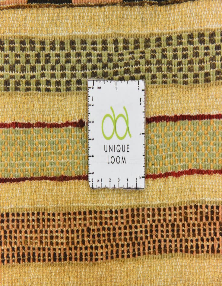 Detail image of  3' 4 x 4' 10  Hand Knotted Modern Ziegler Rug