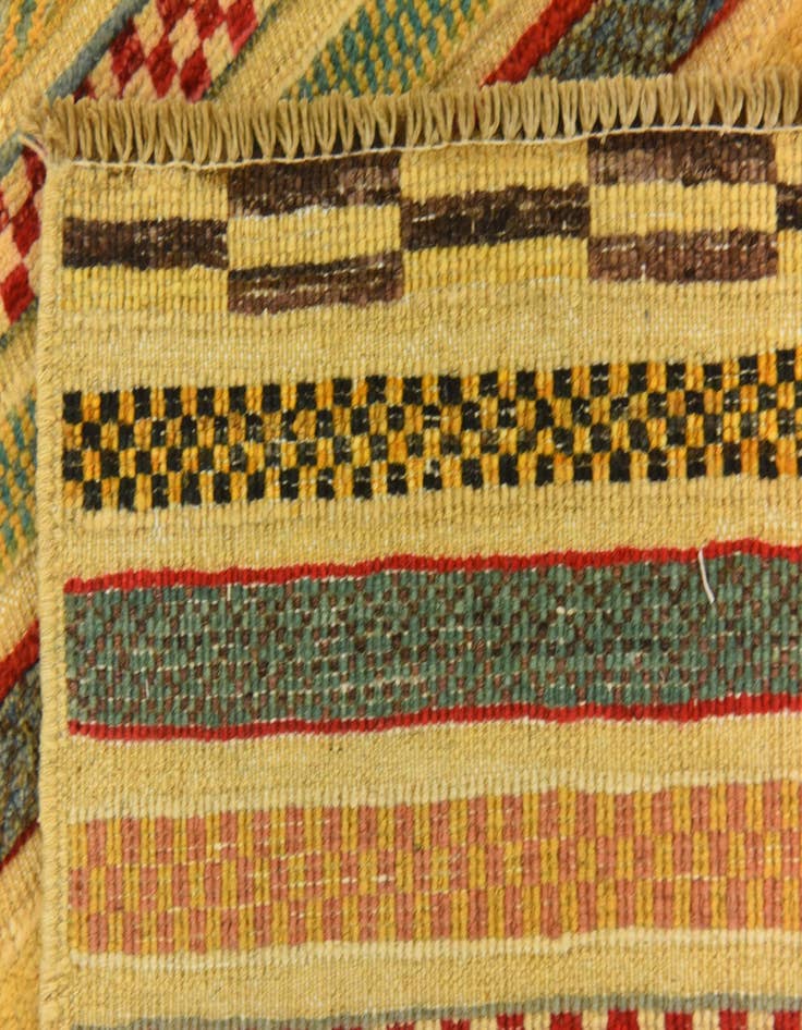 Detail image of  3' 7 x 5'  Hand Knotted Modern Ziegler Rug