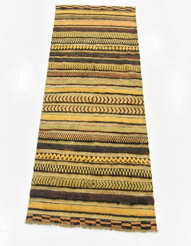 Detail image of  3' 3 x 4' 10  Hand Knotted Modern Ziegler Rug