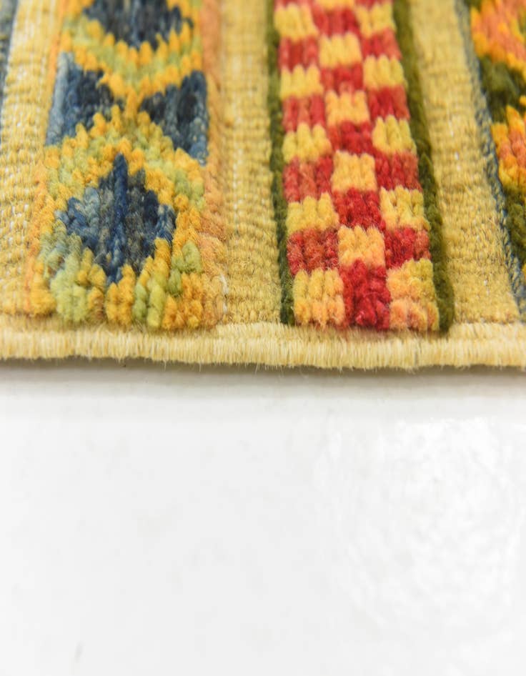 Detail image of  3' 3 x 5'  Hand Knotted Modern Ziegler Rug