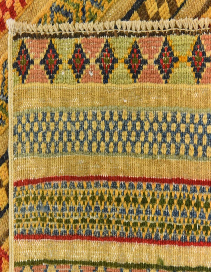 Detail image of  3' 3 x 5'  Hand Knotted Modern Ziegler Rug