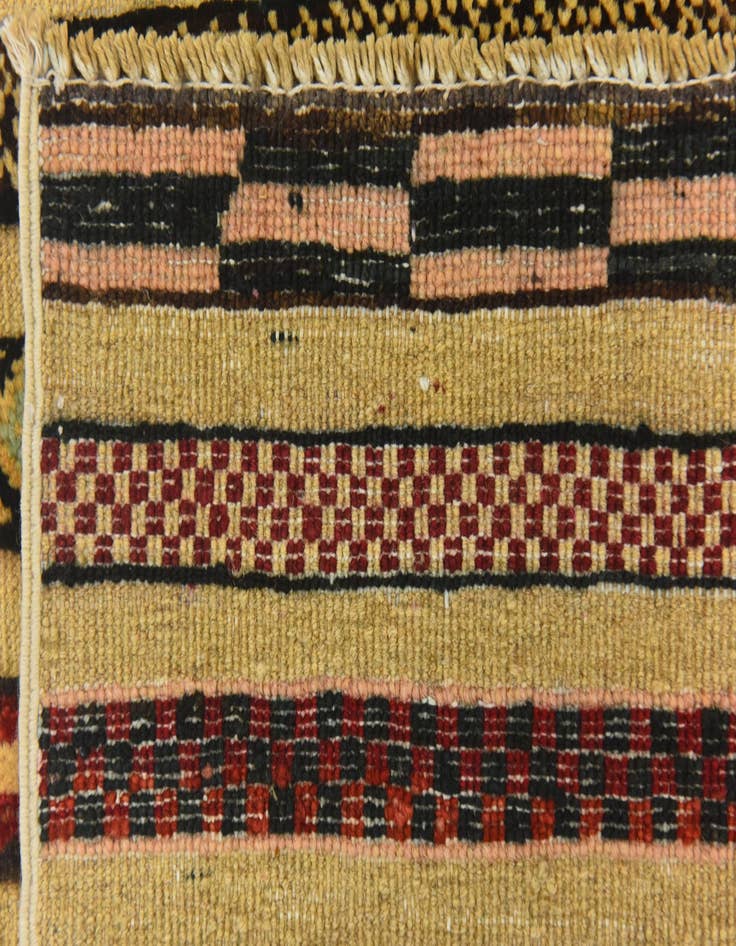 Detail image of  3' 4 x 4' 7  Hand Knotted Modern Ziegler Rug