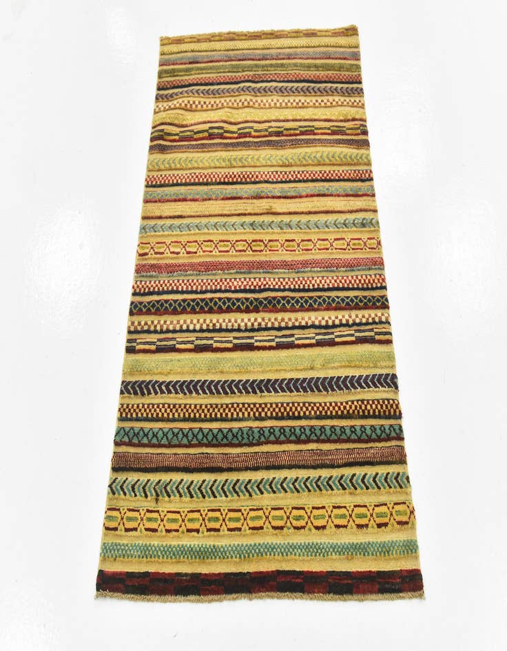 Detail image of  3' 2 x 4' 10  Hand Knotted Modern Ziegler Rug