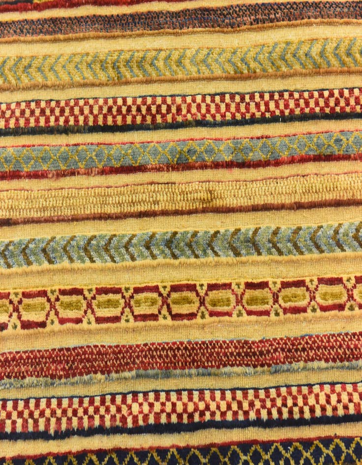 Detail image of  3' 2 x 4' 10  Hand Knotted Modern Ziegler Rug