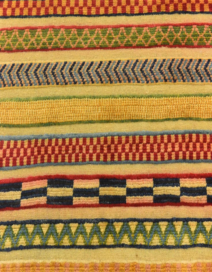 Detail image of  2' 8 x 4'  Hand Knotted Modern Ziegler Rug