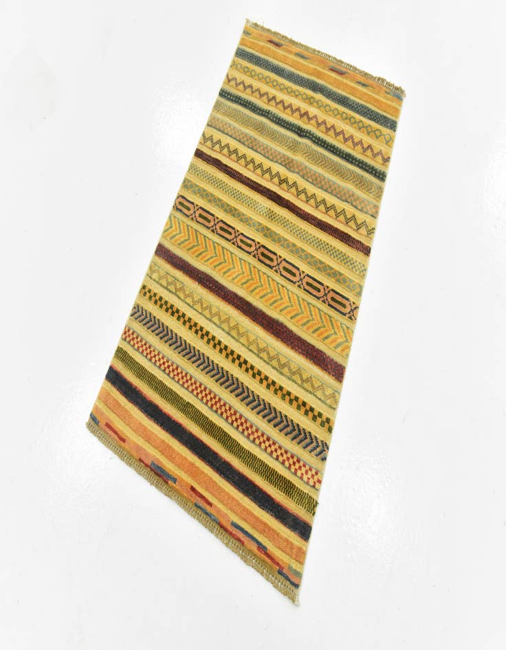 Detail image of  2' 7 x 4' 1  Hand Knotted Modern Ziegler Rug