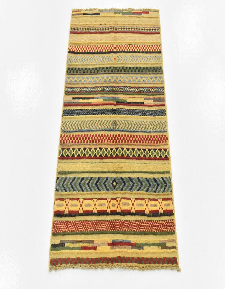 Detail image of  2' 7 x 3' 11  Hand Knotted Modern Ziegler Rug